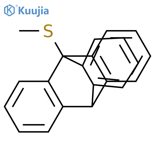 9,10[1',2']-Benzenoanthracene, 9,10-dihydro-9-(methylthio)- structure