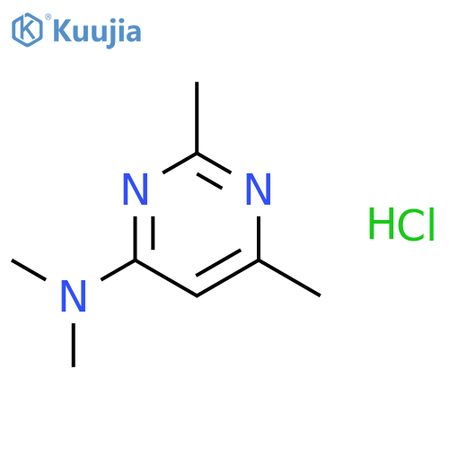 N,N,2,6-Tetramethylpyrimidin-4-amine hydrochloride structure