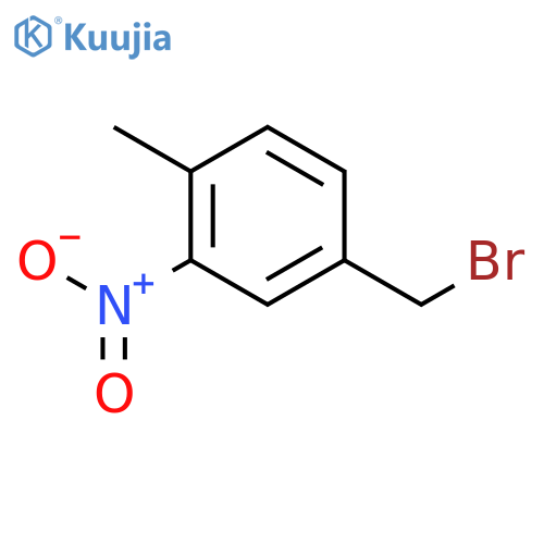 4-(bromomethyl)-1-methyl-2-nitrobenzene structure