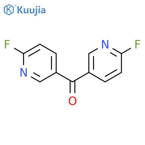 Methanone, bis(6-fluoro-3-pyridinyl)- structure