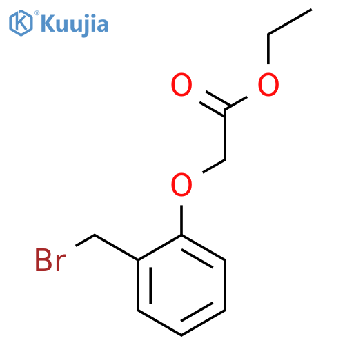 Acetic acid, [2-(bromomethyl)phenoxy]-, ethyl ester structure