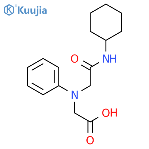 GLYCINE, N-[2-(CYCLOHEXYLAMINO)-2-OXOETHYL]-N-PHENYL- structure
