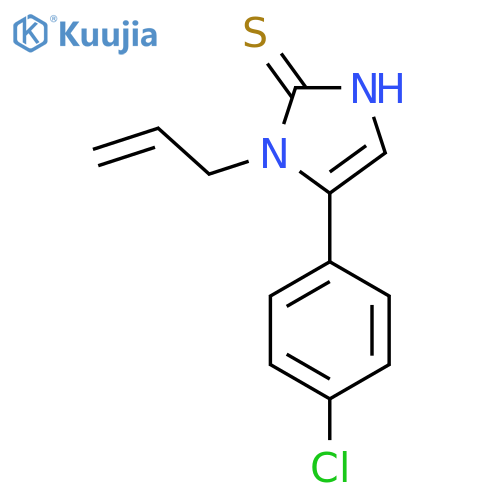 5-(4-Chlorophenyl)-1-(prop-2-en-1-yl)-1H-imidazole-2-thiol structure