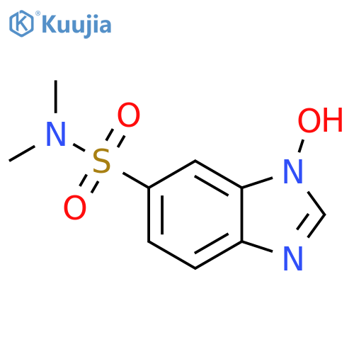 1-hydroxy-N,N-dimethyl-1H-1,3-benzodiazole-6-sulfonamide structure