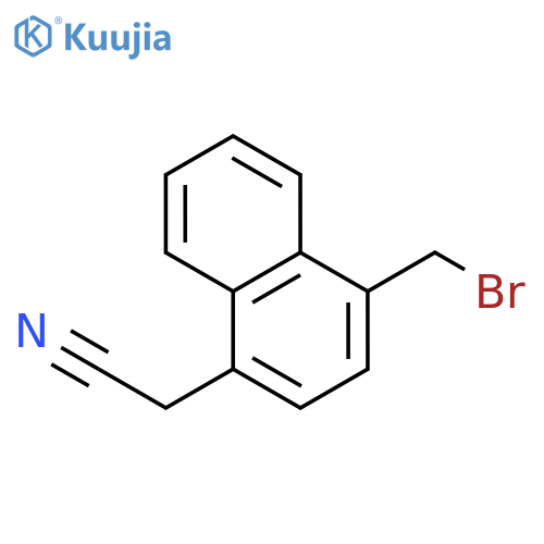 1-Naphthaleneacetonitrile, 4-(bromomethyl)- structure