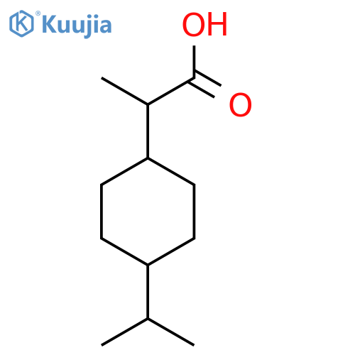 2-[4-(Propan-2-yl)cyclohexyl]propanoic acid structure
