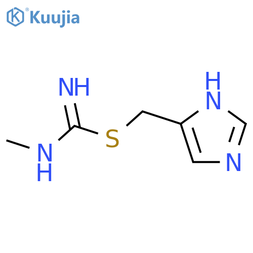 Carbamimidothioic acid,methyl-, 1H-imidazol-4-ylmethyl ester (9CI) structure