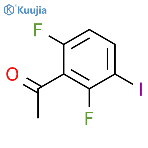 Ethanone, 1-(2,6-difluoro-3-iodophenyl)- structure