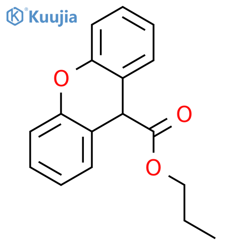 propyl 9H-xanthene-9-carboxylate structure