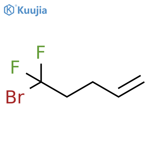 5-Bromo-5,5-difluoro-1-pentene structure