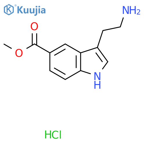 Methyl 3-(2-Aminoethyl)-1H-indole-5-carboxylate Hydrochloride structure