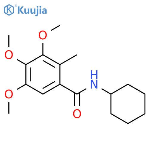 Benzamide,N-cyclohexyl-3,4,5-trimethoxy-N-methyl- structure