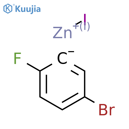 5-Bromo-2-fluorophenylzinc iodide structure