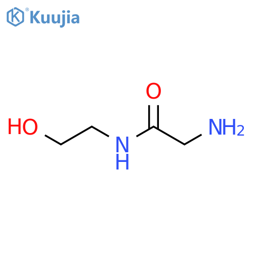 2-amino-N-(2-hydroxyethyl)acetamide structure