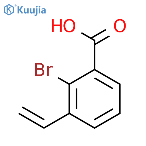 2-bromo-3-ethenylbenzoic acid structure