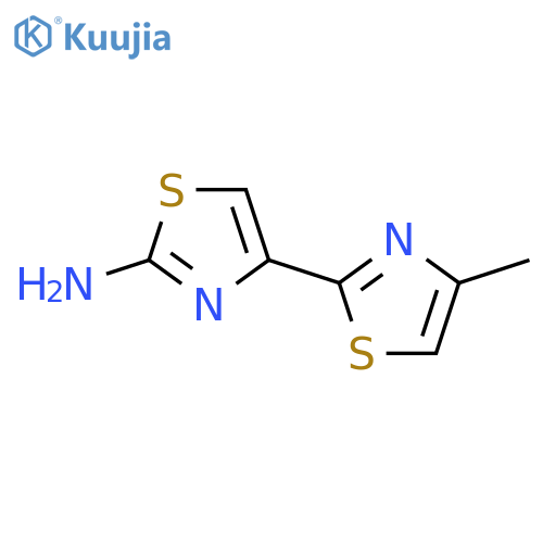 [2,4'-Bithiazol]-2'-amine, 4-methyl- structure