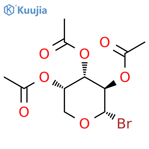 a-L-Arabinopyranosyl bromide, 2,3,4-triacetate structure