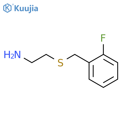 2-(2-Fluoro-benzylsulfanyl)-ethylamine structure