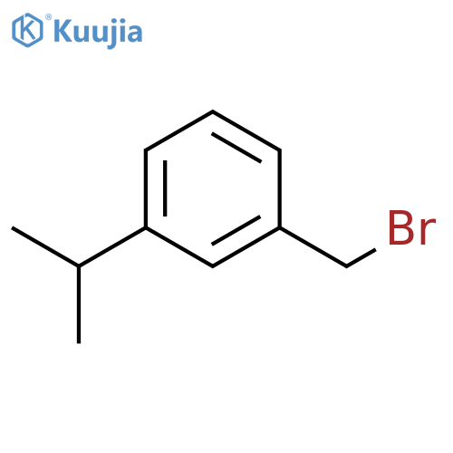 1-(bromomethyl)-3-isopropylbenzene structure