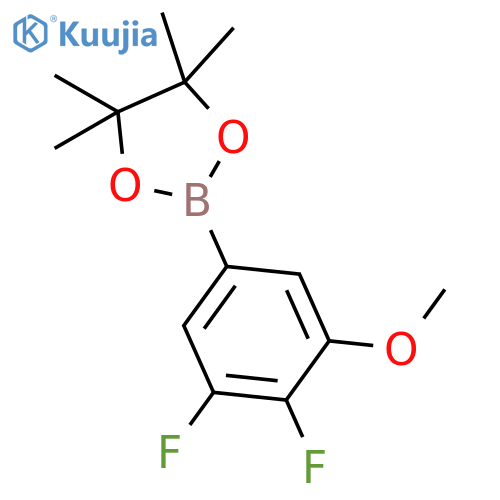 3,4-Difluoro-5-methoxyphenylboronic acid, pinacol ester structure