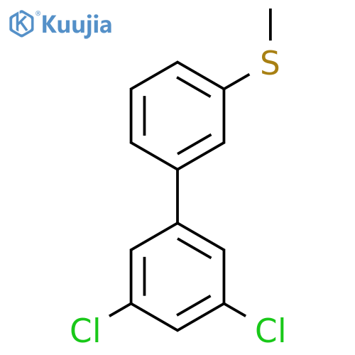 3,5-Dichloro-3'-methylsulfanyl-biphenyl structure