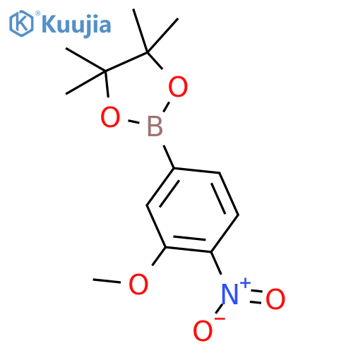 3-Methoxy-4-nitrophenylboronic Acid, pinacol ester structure