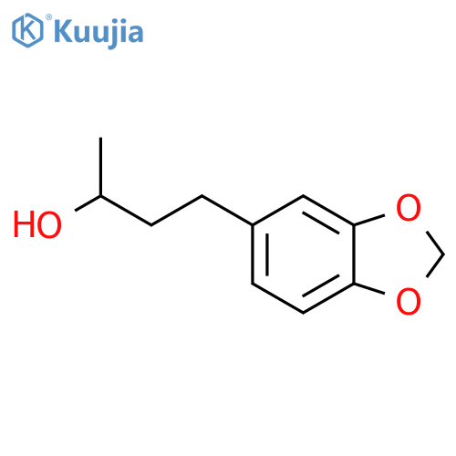 4-(2H-1,3-benzodioxol-5-yl)butan-2-ol structure