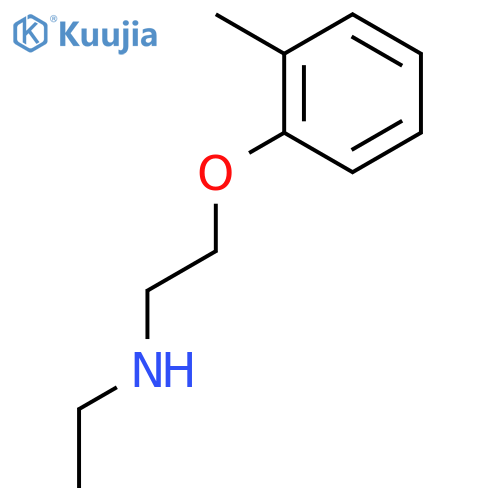 N-ethyl-2-(2-methylphenoxy)ethanamine structure