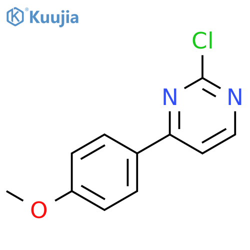 2-Chloro-4-(4-methoxyphenyl)pyrimidine structure