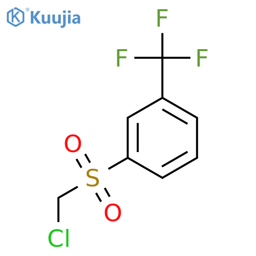 Benzene, 1-[(chloromethyl)sulfonyl]-3-(trifluoromethyl)- structure