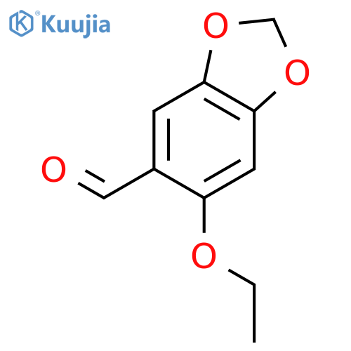 6-ethoxy-2H-1,3-benzodioxole-5-carbaldehyde structure