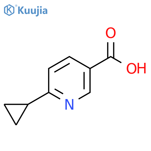 6-cyclopropylpyridine-3-carboxylic acid structure