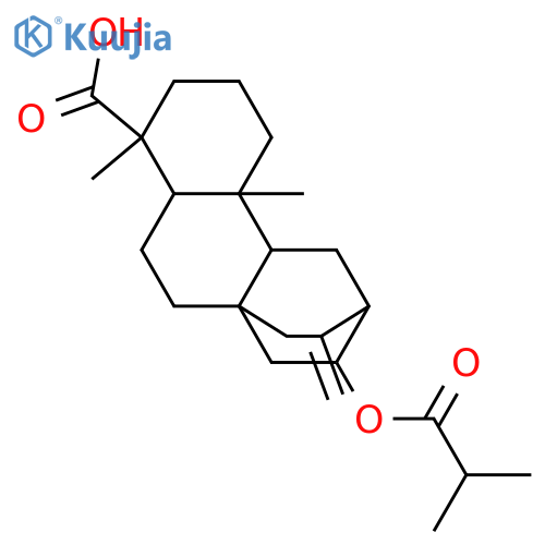 13-Hydroxy-16-atisen-19-oic acid; (ent-13R)-form, 2-Methylpropanoyl structure