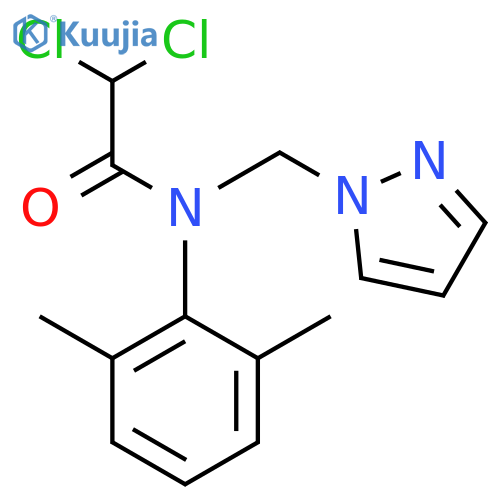 Acetamide, 2,2-dichloro-N-(2,6-dimethylphenyl)-N-(1H-pyrazol-1-ylmethyl)- structure