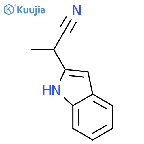 2-(1-Cyanoethyl)indole structure