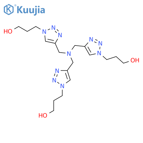 Tris(3-hydroxypropyltriazolylmethyl)amine structure
