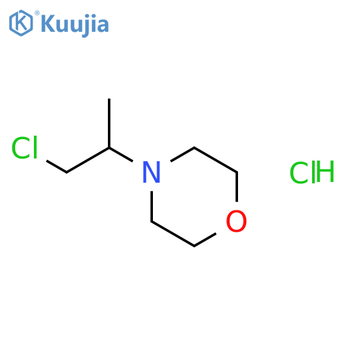 4-(2-chloro-1-methylethyl)morpholine structure