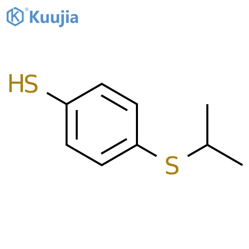 Benzenethiol, 4-[(1-methylethyl)thio]- structure