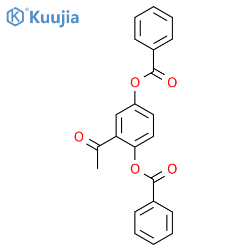 Ethanone, 1-[2,5-bis(benzoyloxy)phenyl]- structure