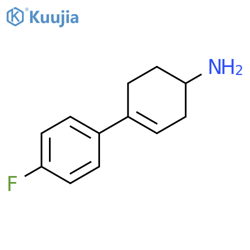 4-(4-fluorophenyl)cyclohex-3-en-1-amine structure