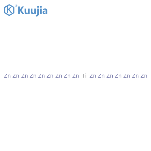 TITANIUM, COMPD. WITH ZINC (1:16) structure