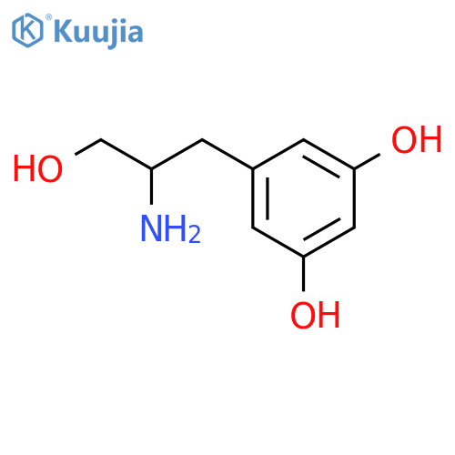 1,3-Benzenediol,5-(2-amino-3-hydroxypropyl)- structure