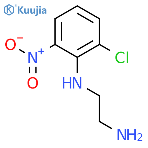N-(2-Chloro-6-nitrophenyl)ethane-1,2-diamine hydrochloride structure