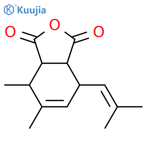 4,5-Dimethyl-7-(2-methylprop-1-enyl)-3a,4,7,7a-tetrahydro-2-benzofuran-1,3-dione structure
