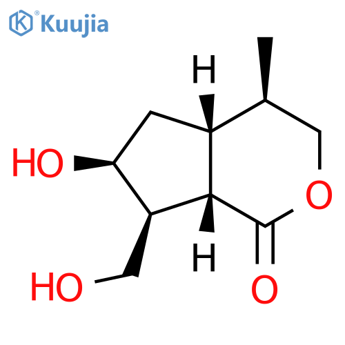Cyclopenta[c]pyran-1(3H)-one,hexahydro-6-hydroxy-7-(hydroxymethyl)-4-methyl-, (4R,4aR,6S,7S,7aS)- structure