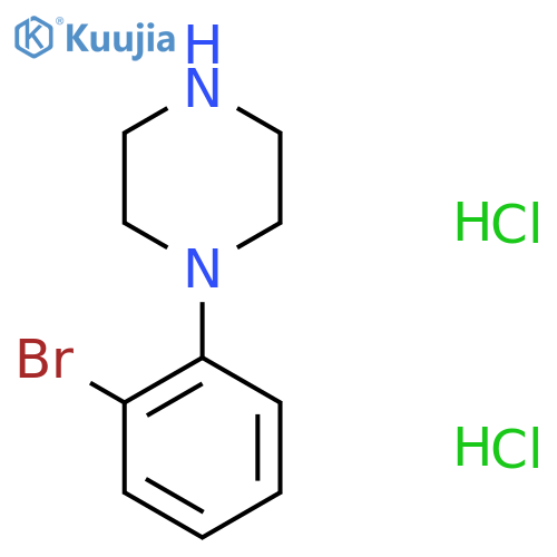 1-(2-bromophenyl)piperazine dihydrochloride structure