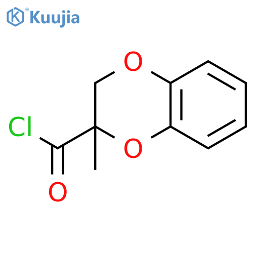 2-methyl-2,3-dihydro-1,4-benzodioxine-2-carbonyl chloride structure