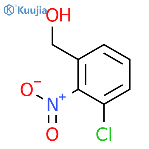 3-Chloro-2-nitrobenzyl alcohol structure