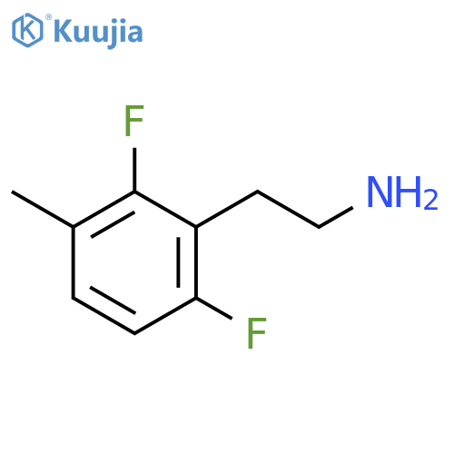 2-(2,6-difluoro-3-methylphenyl)ethan-1-amine structure