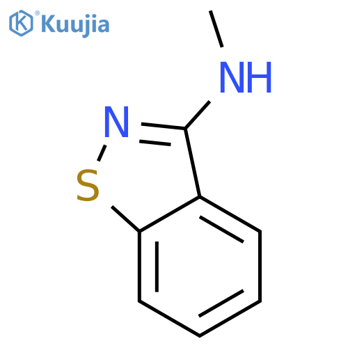 N-methyl-1,2-benzothiazol-3-amine structure